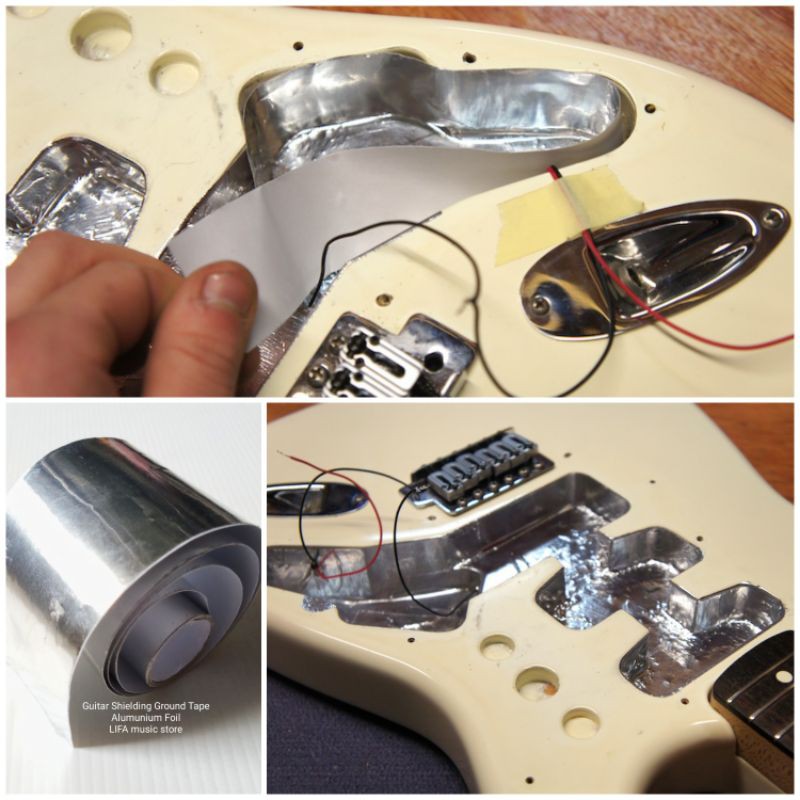 Jual Guitar Shielding Ground Tape Alumunium Foil Shopee Indonesia
