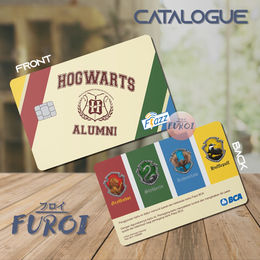Jual Custom Flazz BCA | Custom Emoney Mandiri | Hogwarts Alumni ...