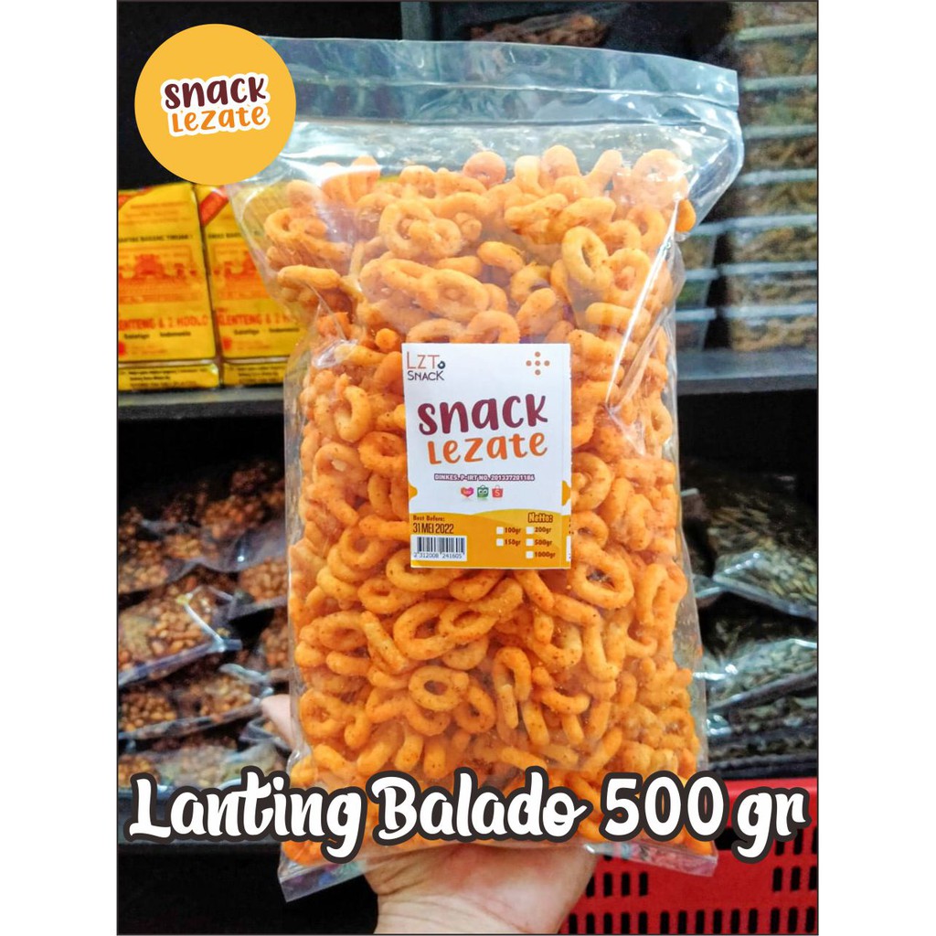Jual Lanting Kebumen 500gr Klanting Kiloan / Lanting Bumbu Rasa Bawang ...