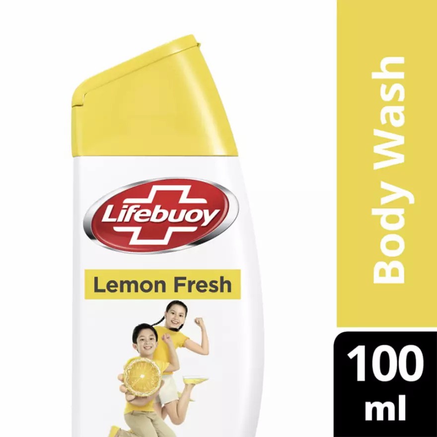 Jual Lifebuoy Body Wash Lemon Fresh Botol 100ml Shopee Indonesia