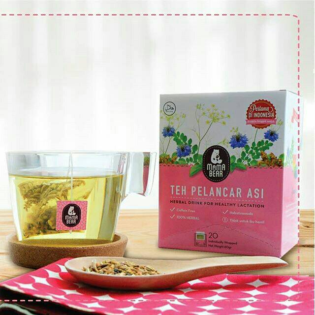 Jual Mamabear Asi Booster Tea/Teh Pelancar Asi Mamabear/ Teh Asi Tanpa ...