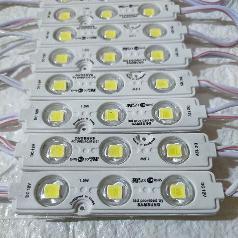 Jual Led 5054 Samsung 1.5watt 12volt, 3 mata | Shopee Indonesia