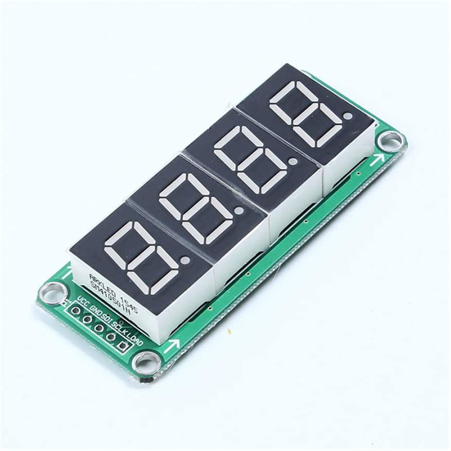 Jual 056 Inch 4 Digit Seven 7 Segment Display Module Digital Led Tube 74hc595 Common Anode 6652