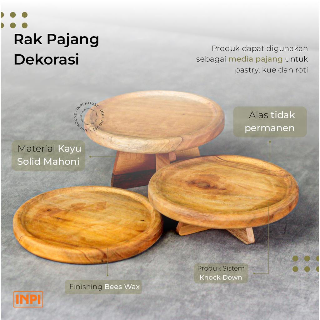 Jual INPI HOUSE Standing Tray Display - Display 3 Tingkat - Bentuk ...