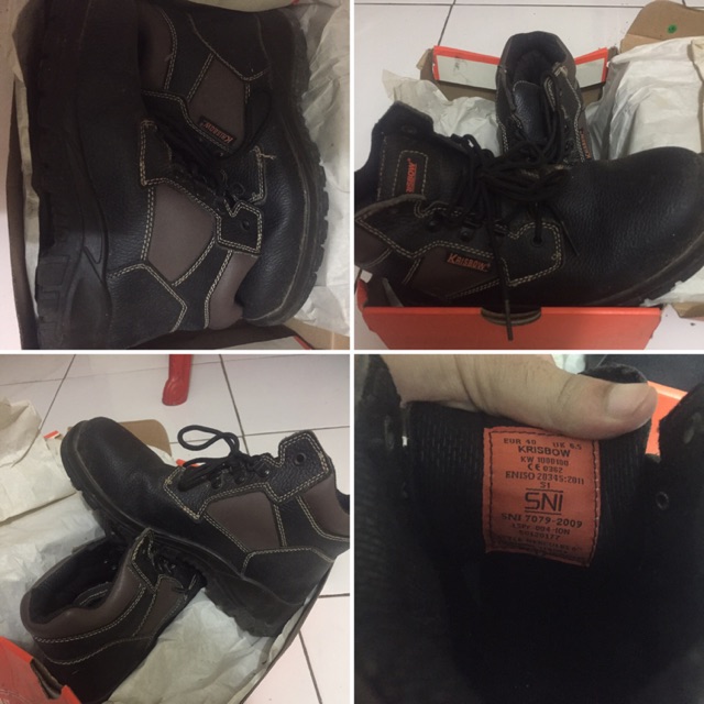 Jual Safety Shoes Krisbow Hercules 6” Shopee Indonesia
