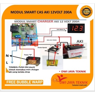 Jual Kit Modul Otomatis Smart Charger Aki Cas Accu Pintar A Shopee Indonesia