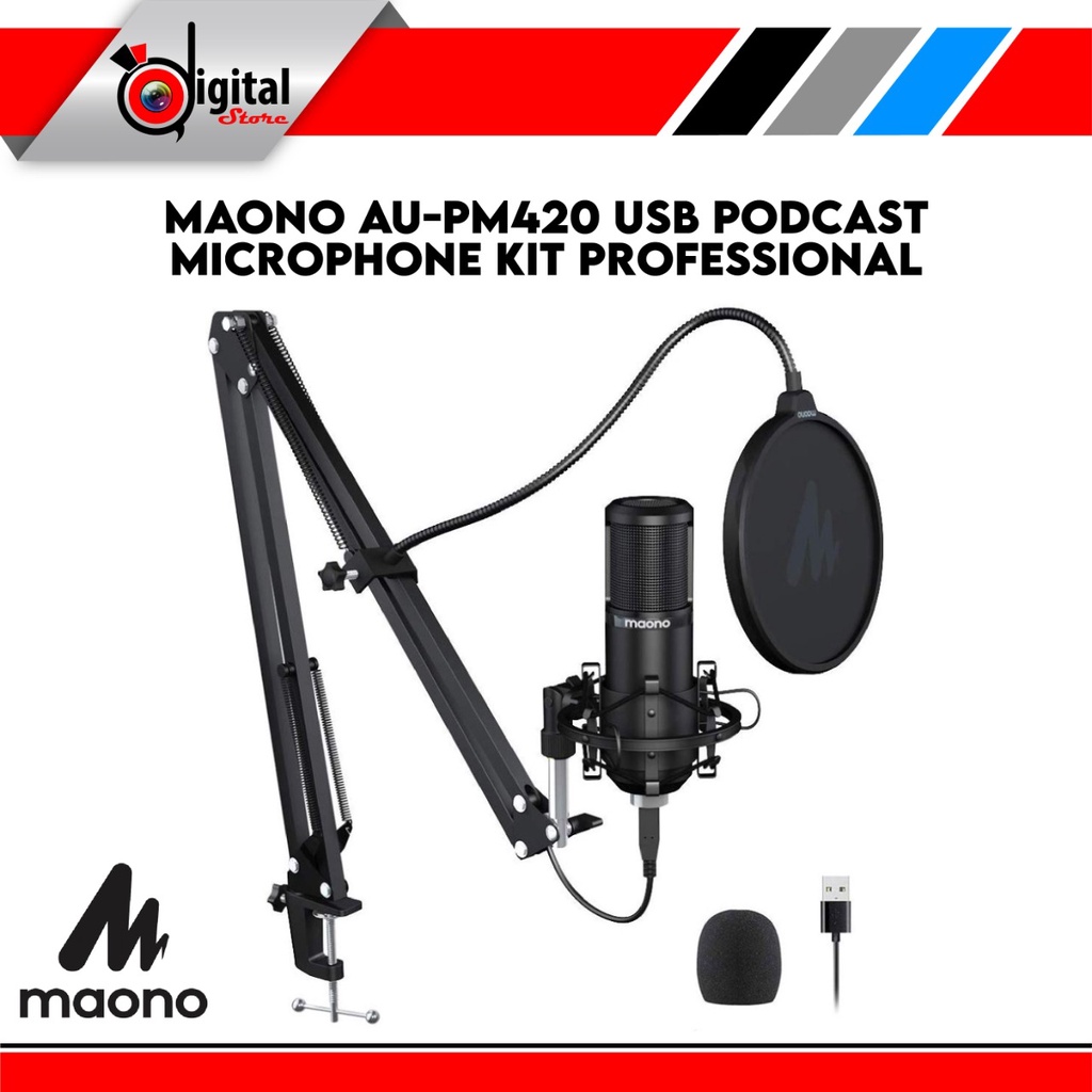 Jual Maono Au Pm Professional Usb Microphone Kit Shopee Indonesia