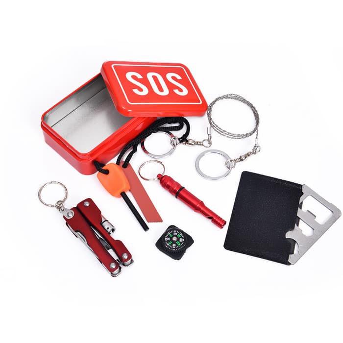 Jual Portable SOS Tool Kit Outdoor Survival | Shopee Indonesia