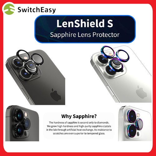 Jual Lens Camera iPhone 13 PRO MAX MINI Switcheasy LENSHIELD S SAPPHIRE ...
