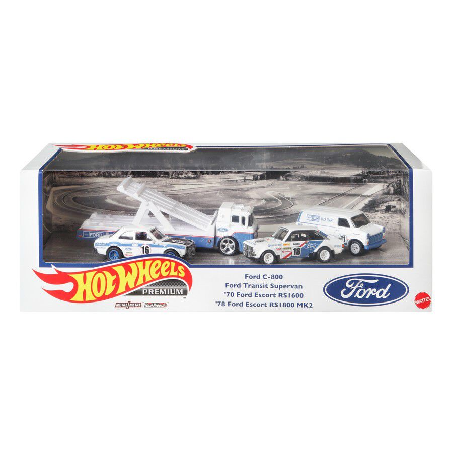 Jual Diecast Hot Wheels Premium Diorama FORD Transit Supervan C