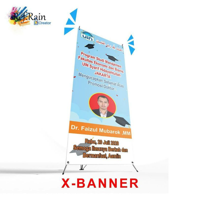 Jual Desain X Banner Wisuda Shopee Indonesia 1194