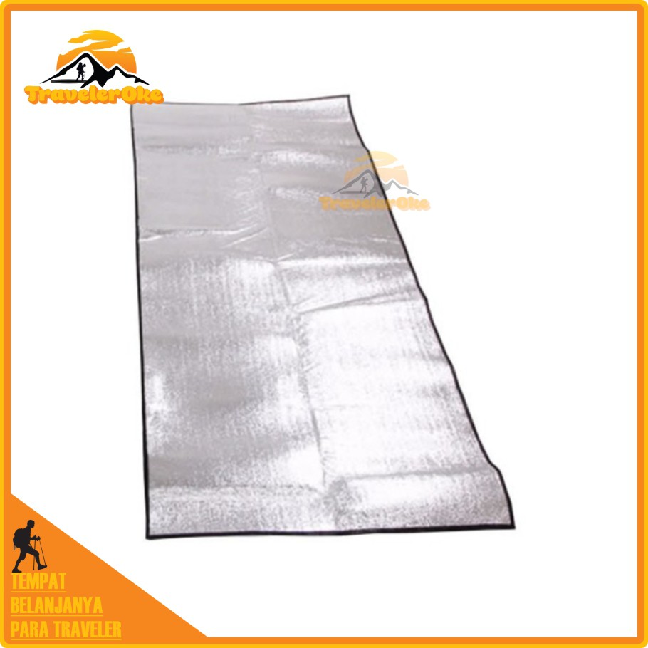 Matras Foil Matras Alumunium Foil 50x200 Bahan Lebih Hangat Dalam Tenda TerlarisTikar Camping