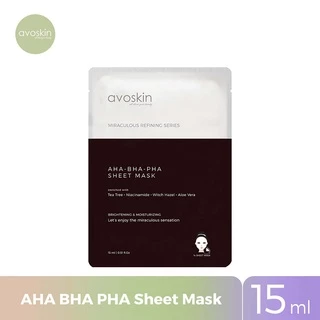 Jual avoskin miraculous refining aha-bha-pha sheet mask Harga Terbaik ...