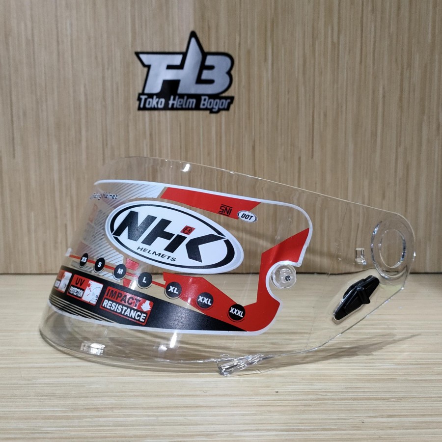 Jual visor NHK GP Pro Flat warna CLEAR Shopee Indonesia