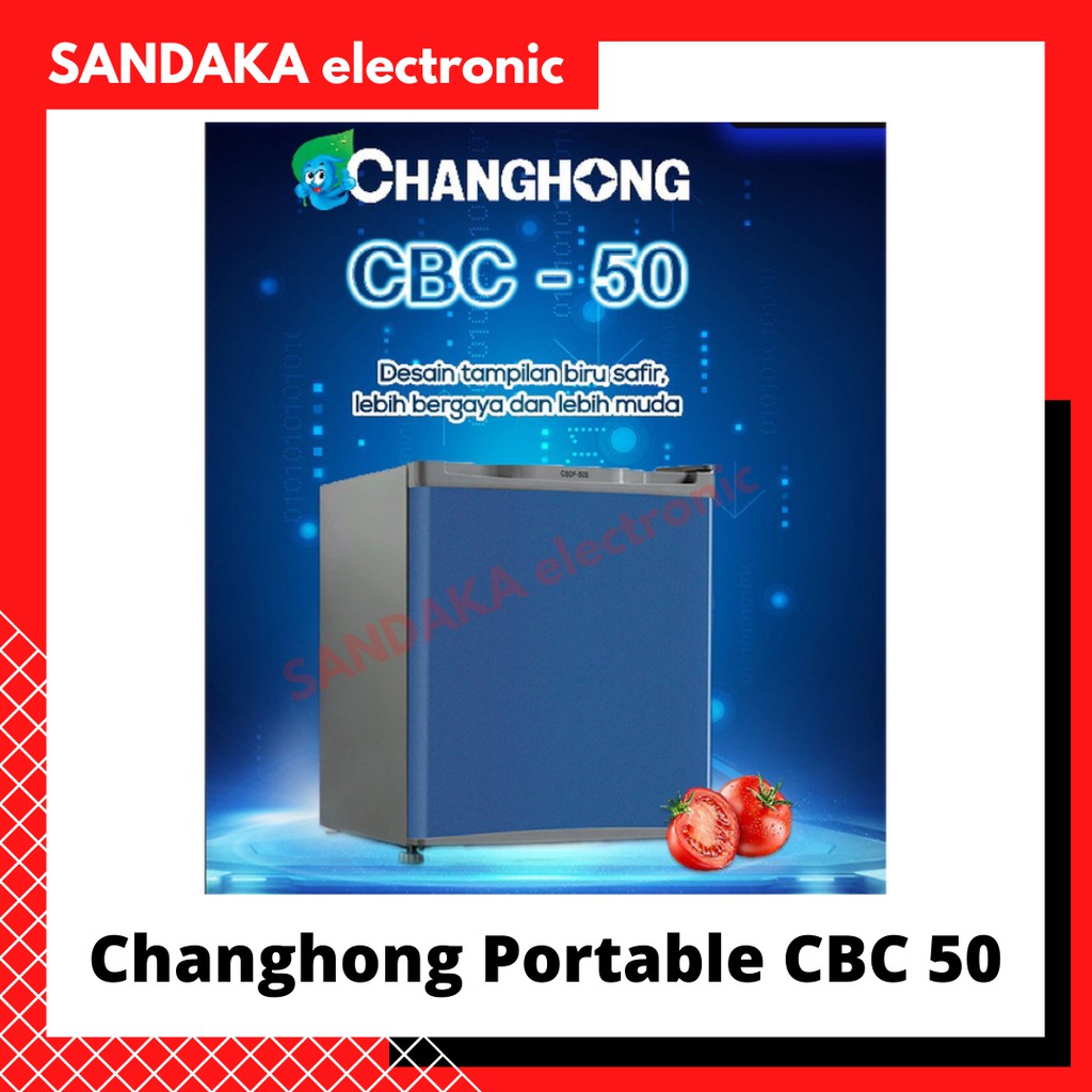 Jual Kulkas Mini Bar Portable Changhong Cbc 50 Cbc50 Shopee Indonesia