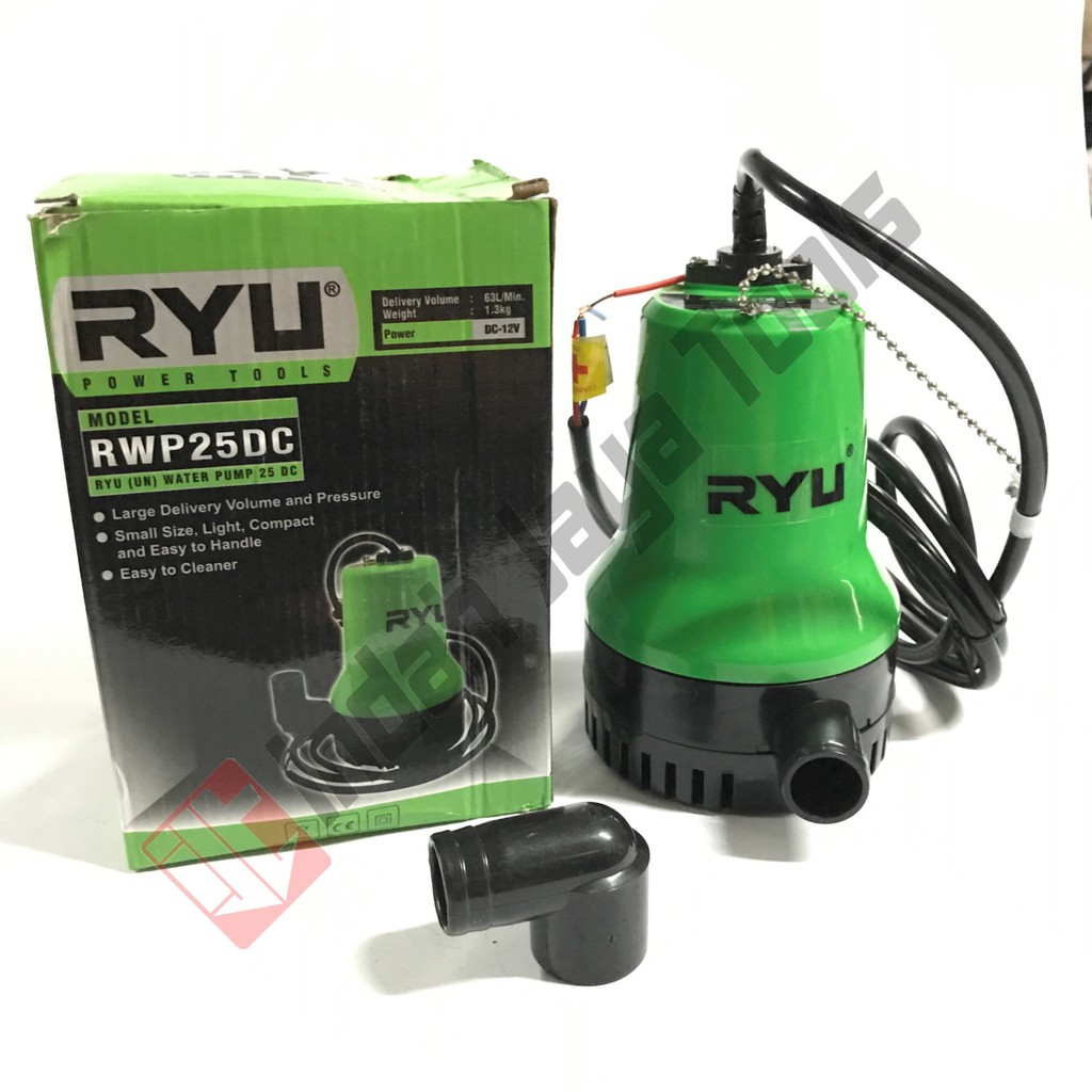 Jual RYU Pompa Celup Air DC 12V - Kolam Submersible Pump | Shopee Indonesia
