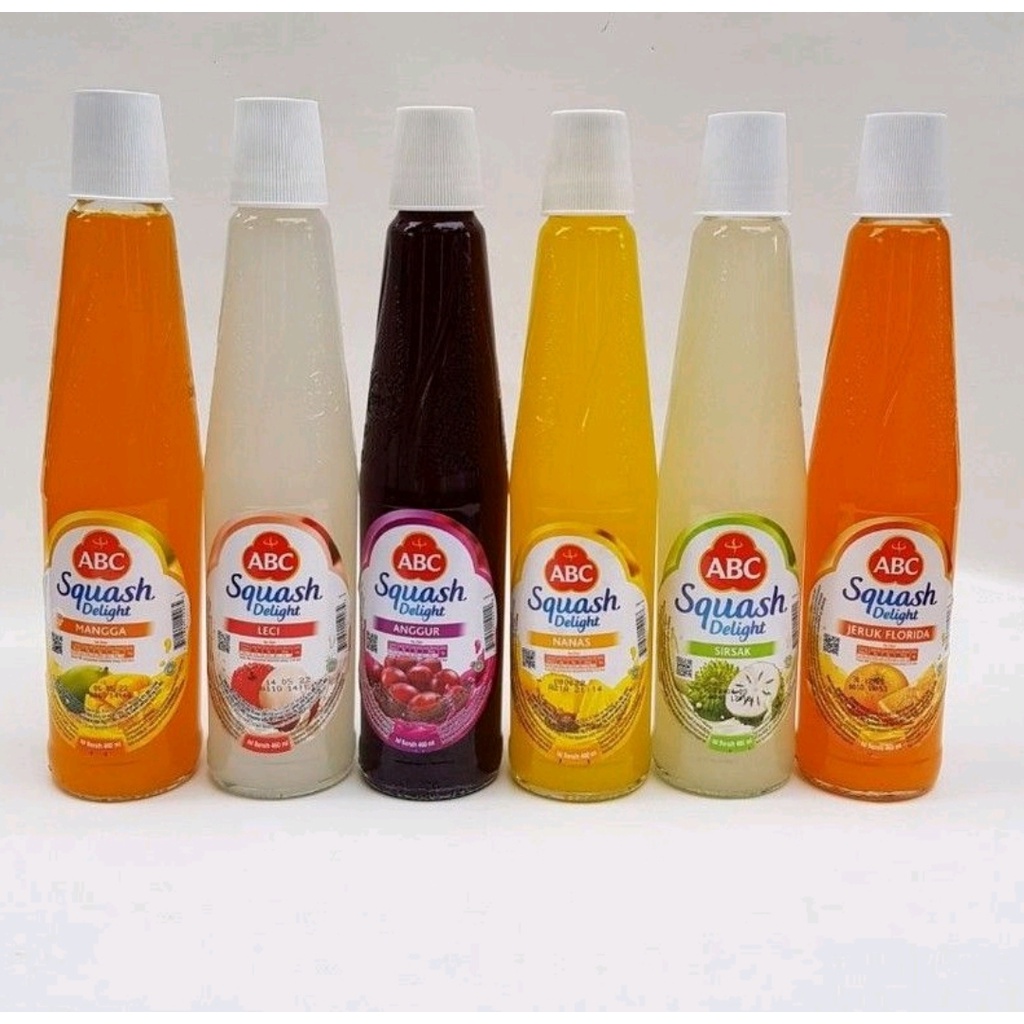 Jual READY STOK SIRUP ABC SQUASH DELIGHT ANEKA RASA 460 ML | Shopee  Indonesia