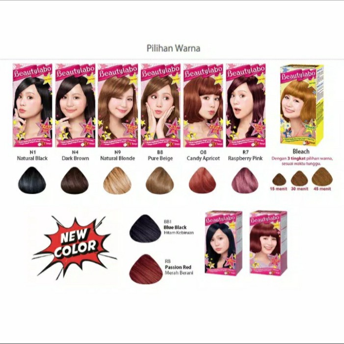 Jual BEAUTY LABO HAIR COLOR 25GR | Shopee Indonesia
