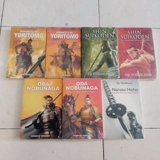( PROMO BUKU MURAH ORIGINAL ) NOVEL JEPANG / SEJARAH / KLASIK / SERI SHIN SUIKODEN 3 - 4 / NARUTO HICHO / TEHANU / SASTRA / DEWASA / REMAJA / ROMANCE / FANTASI