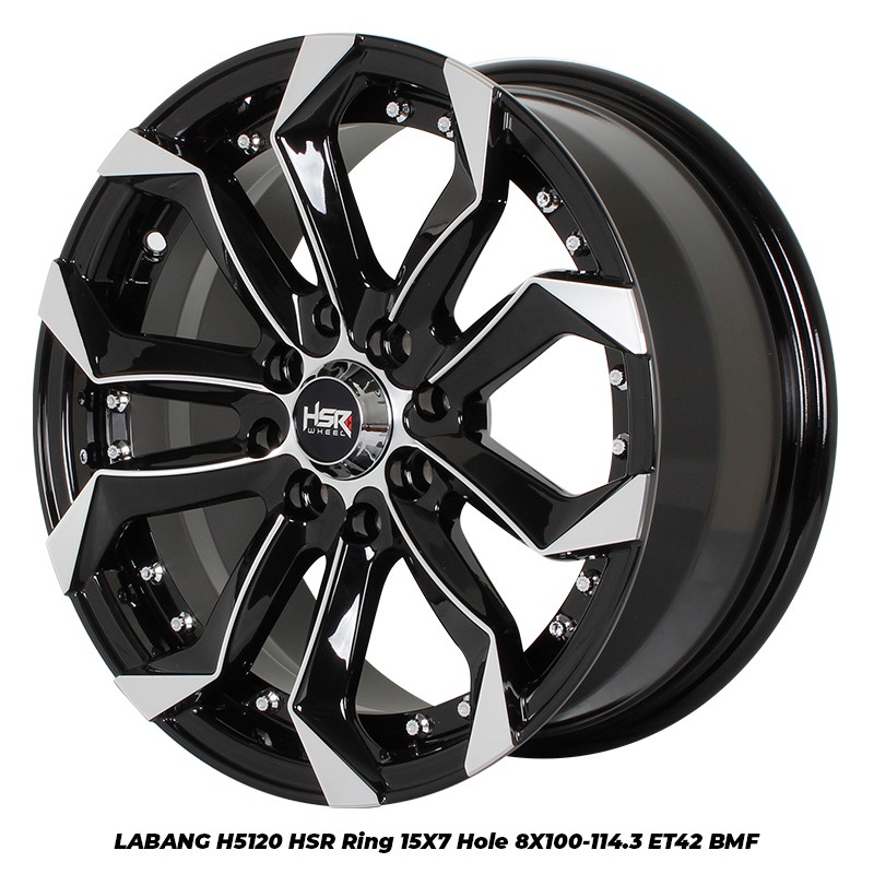 Jual velg mobil R15 labang lebar 7 lubang baut 8X100-114,3 ET42 ...