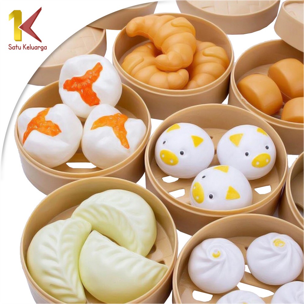Jual Satu Keluarga Mainan Dimsum Anak M137 Mainan Anak Perempuan Masak ...