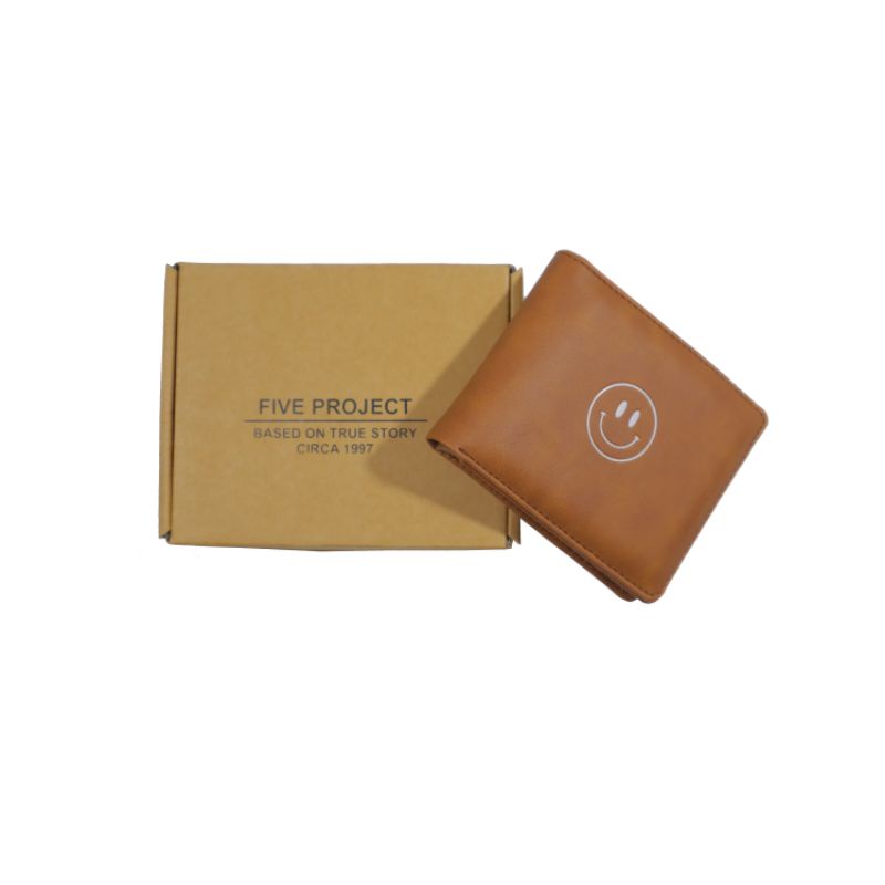 Jual Five Project Wallet Dompet Smile Tan Brown | Shopee Indonesia