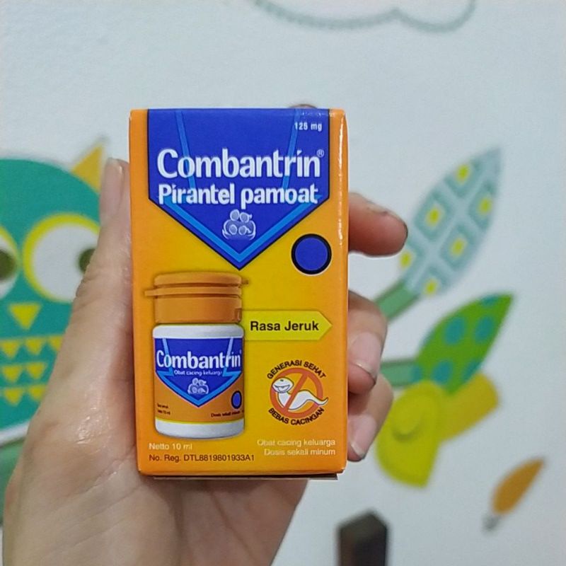Jual COMBANTRIN Sirup / Suspensi Jeruk 10ml | Shopee Indonesia