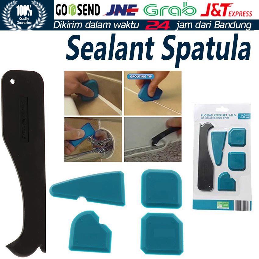 Jual SET 5PCS ALAT PEMBERSIH PERAPI LEM PLASTIK SEALANT TOOL SCRAPER ...