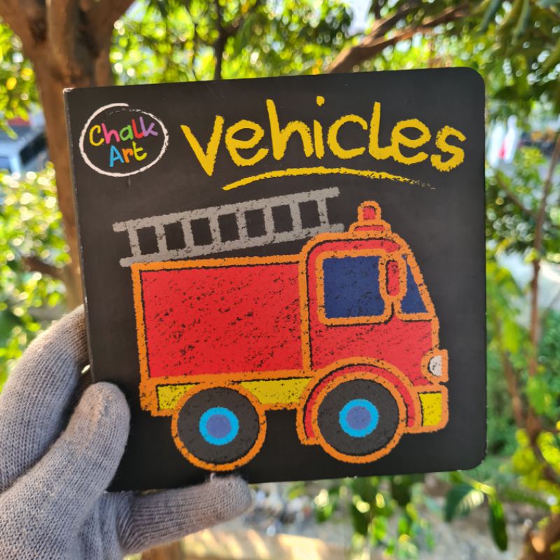 Jual CHALK ART: VEHICLES (Buku anak: Board book) | Shopee Indonesia