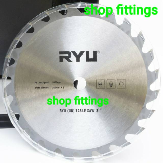 Jual RYU RTS 8 Mesin Meja Gergaji Potong Kayu 8 inch Table Saw Circular ...