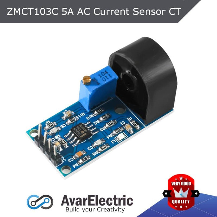 Jual ZMCT103C 5A AC Current sensor Arus ZMCT 103C CT Current ...