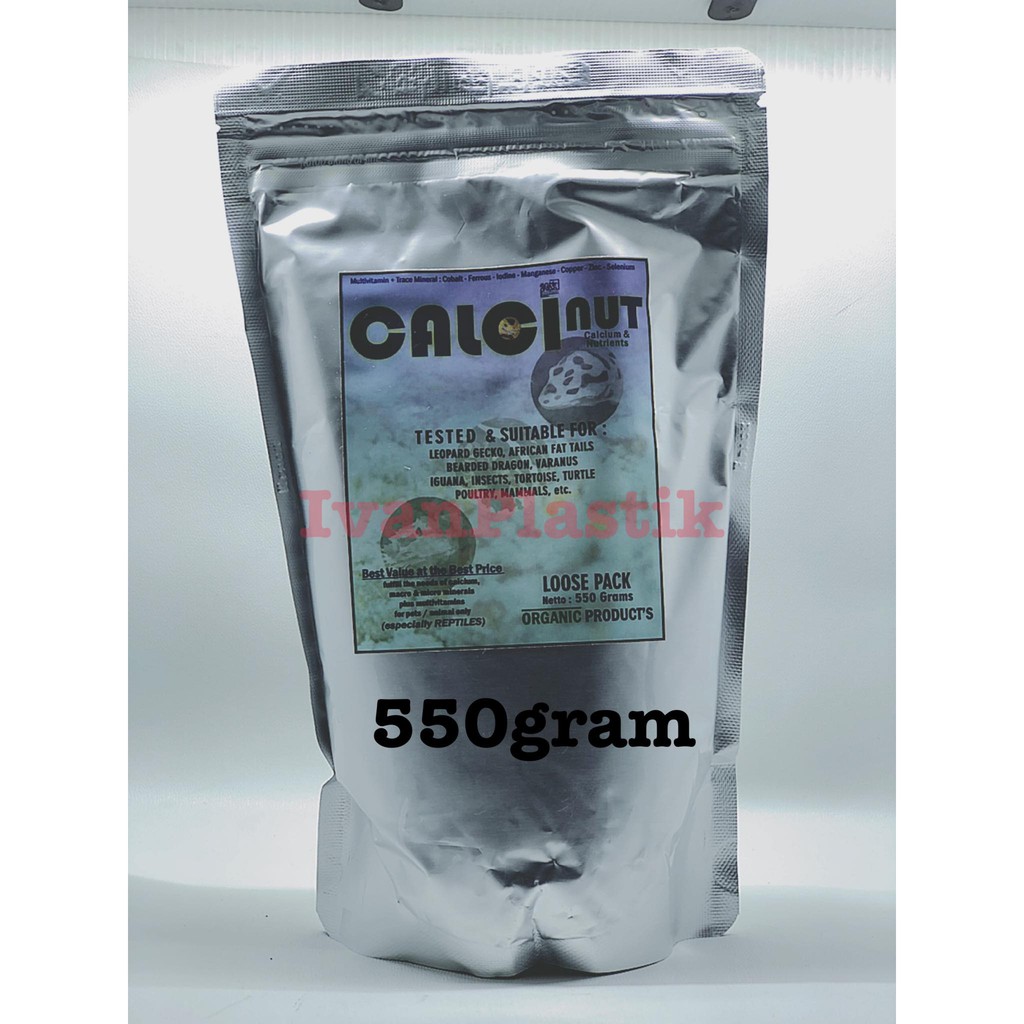 Jual CALCINUT 550 Grams Kalsium Reptile dan Hewan | Shopee Indonesia