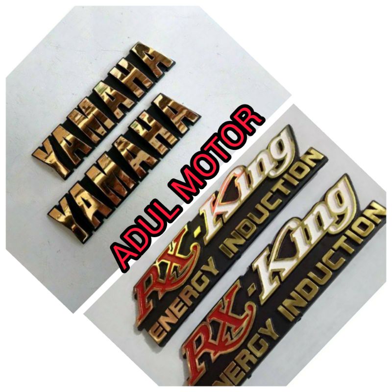 Jual Emblem Tangki YAMAHA dan RX KING (L/R) | Shopee Indonesia