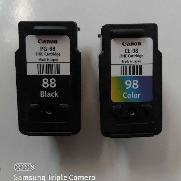 Jual Cartridge Canon PG 88 CL 98 Kosongan / tinta kosong ; Pixma E500