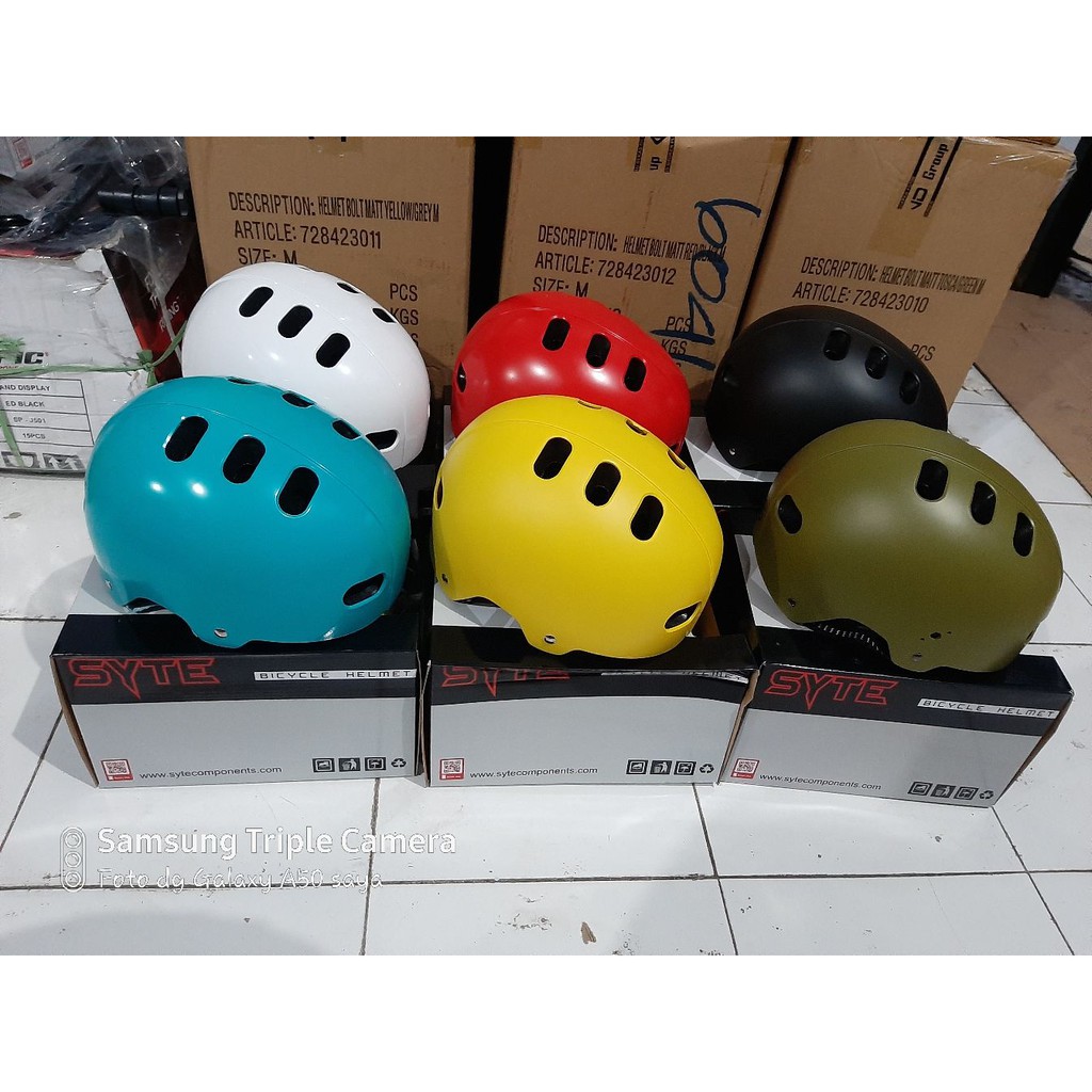 Jual Sale Helm Helmet Sepeda Pacific Syte In Mold St F 163 Batok