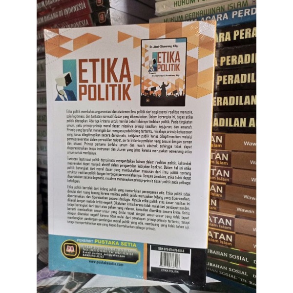 Jual ETIKA POLITIK ~ PUSTAKA SETIA | Shopee Indonesia