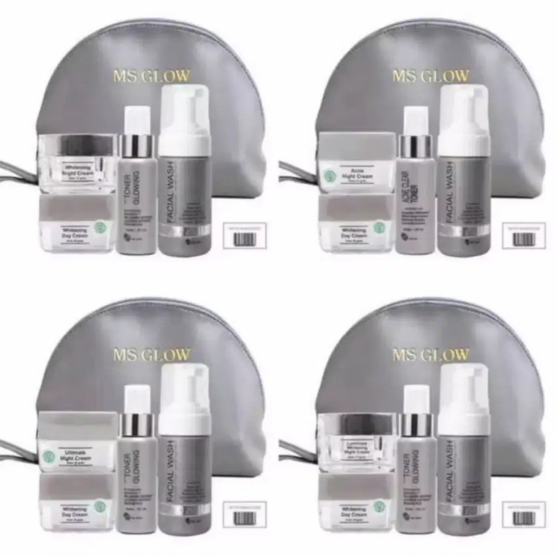 Jual Paket Wajah MS Glow - Paket Wajah Whitening, Luminous, Acne, dan ...