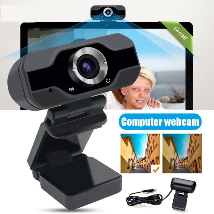 Jual PC Camera Webcam Usb Digital Build in MIC Hd 1080p | Shopee Indonesia