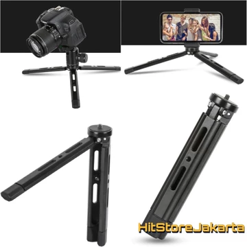 Aluminium Tripod Gimbal Handphone DSLR Tripod Mini Mirrorless Action Cam Tripod Aluminum