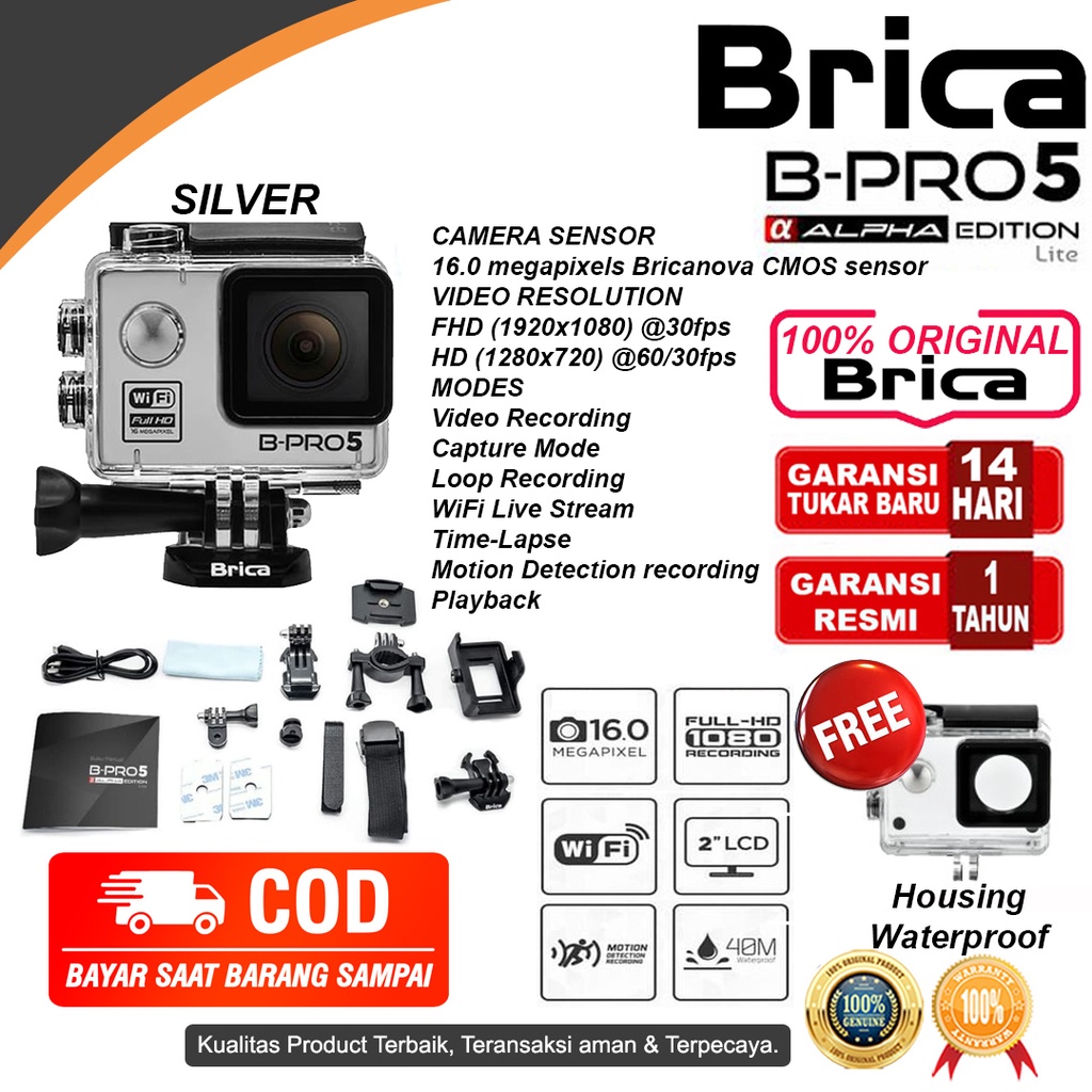 Jual Brica B-Pro 5 Alpha Edition Action Cam AE3S - AE Basic - AE Lite ...