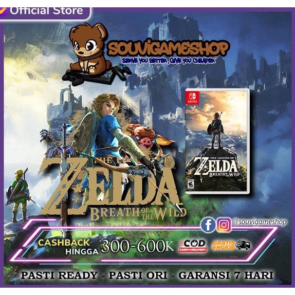 The Legend Of Zelda Breath Of The Wild Per Nintendo Switch – Versione Coreana Multilingue (nuovo Sigillato)