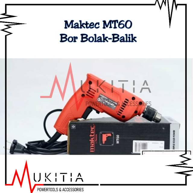 Jual Mesin Bor Tangan Makita M0600B MT60 Maktec 10mm MT 60 Bor Bolak ...