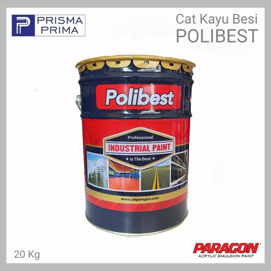 Jual Cat Minyak Kayu Besi POLIBEST Pail 20 Kg | Shopee Indonesia