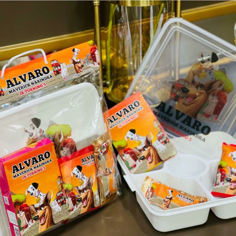 Jual Paket Lunch Box Putih + Snack | Paket Ulangtahun Lunch Box Free