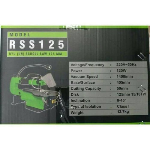 Jual RYU TEKIRO MESIN SCROLL SAW GERGAJI UKIR KAYU MEJA DREMEL RSS125 ...