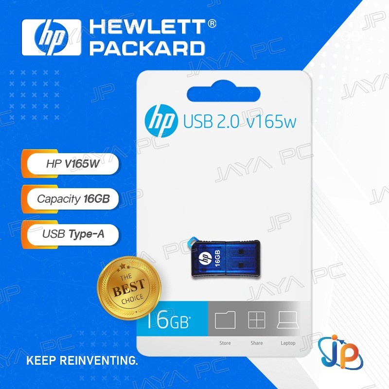 Jual Flash Disk HP V165W 16GB Flashdisk 16 GB USB 2.0 Shopee Indonesia