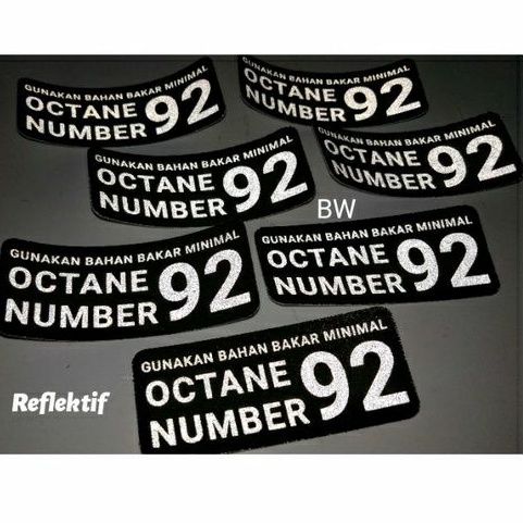 Jual Stiker Reflektif Oktan Motor Kaca Mobil Car Sticker Gunakan Bahan ...