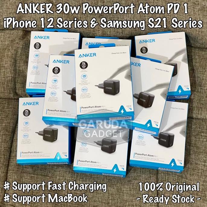 Jual Charger iPhone 12 Pro Max 12 Mini ANKER PD 1 30w Fast Charging