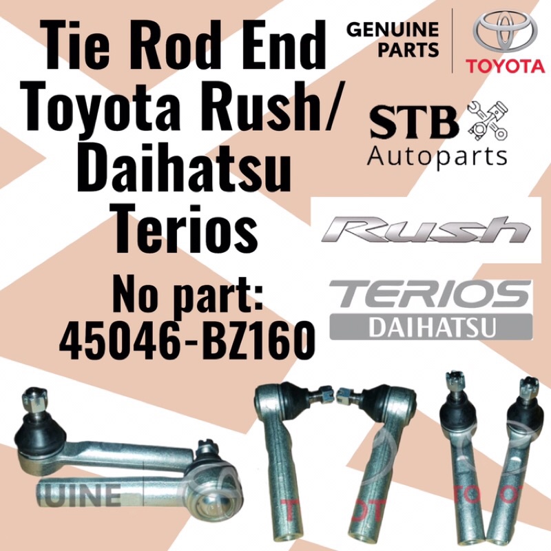 Jual Tie Rod End TOYOTA RUSH/DAIHATSU TERIOSOEM Shopee Indonesia