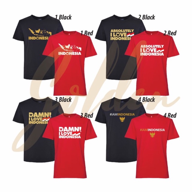 Jual KAOS DAMN I LOVE INDONESIA EDITION BAJU TSHIRT GARUDA MERDEKA ...